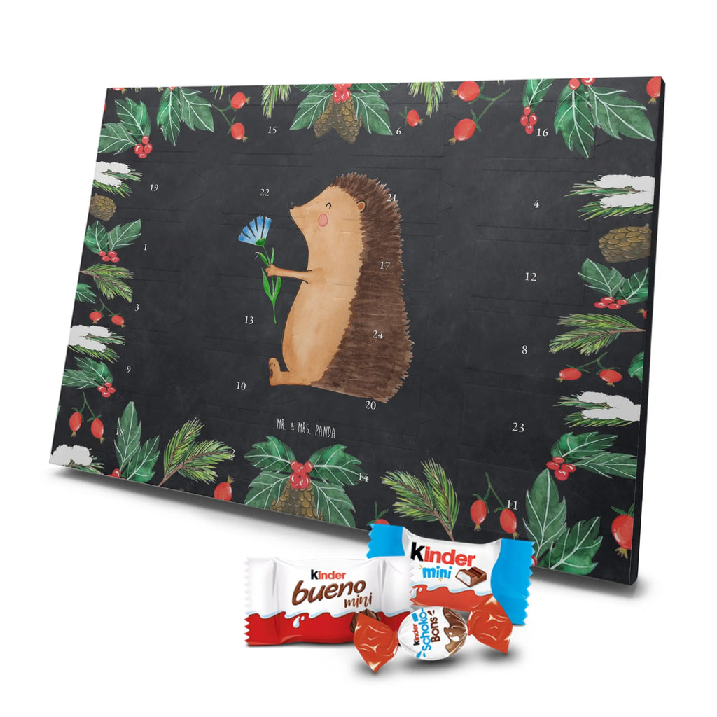 Chocolate advent calendar Hedgehog Flower gift ideas, gifts, small animals, good mood, cute, funny sayings, cute animal motives, hand drawn, special gifts, card, animal lover, hospital, illness, get well soon, recovery wishes, sick, visit
