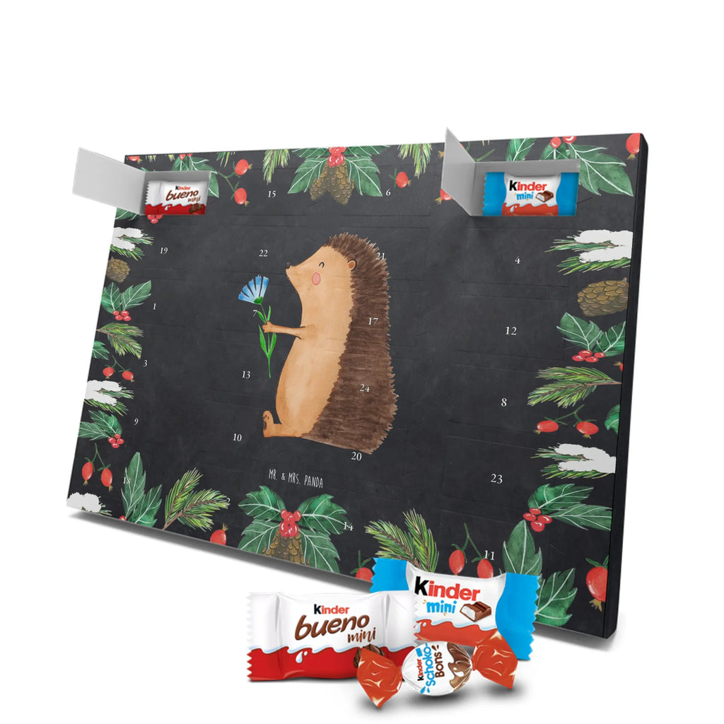 Chocolate advent calendar Hedgehog Flower gift ideas, gifts, small animals, good mood, cute, funny sayings, cute animal motives, hand drawn, special gifts, card, animal lover, hospital, illness, get well soon, recovery wishes, sick, visit