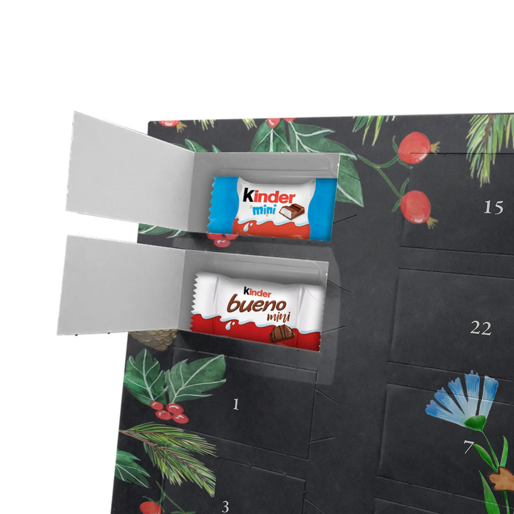 Chocolate advent calendar Hedgehog Flower gift ideas, gifts, small animals, good mood, cute, funny sayings, cute animal motives, hand drawn, special gifts, card, animal lover, hospital, illness, get well soon, recovery wishes, sick, visit