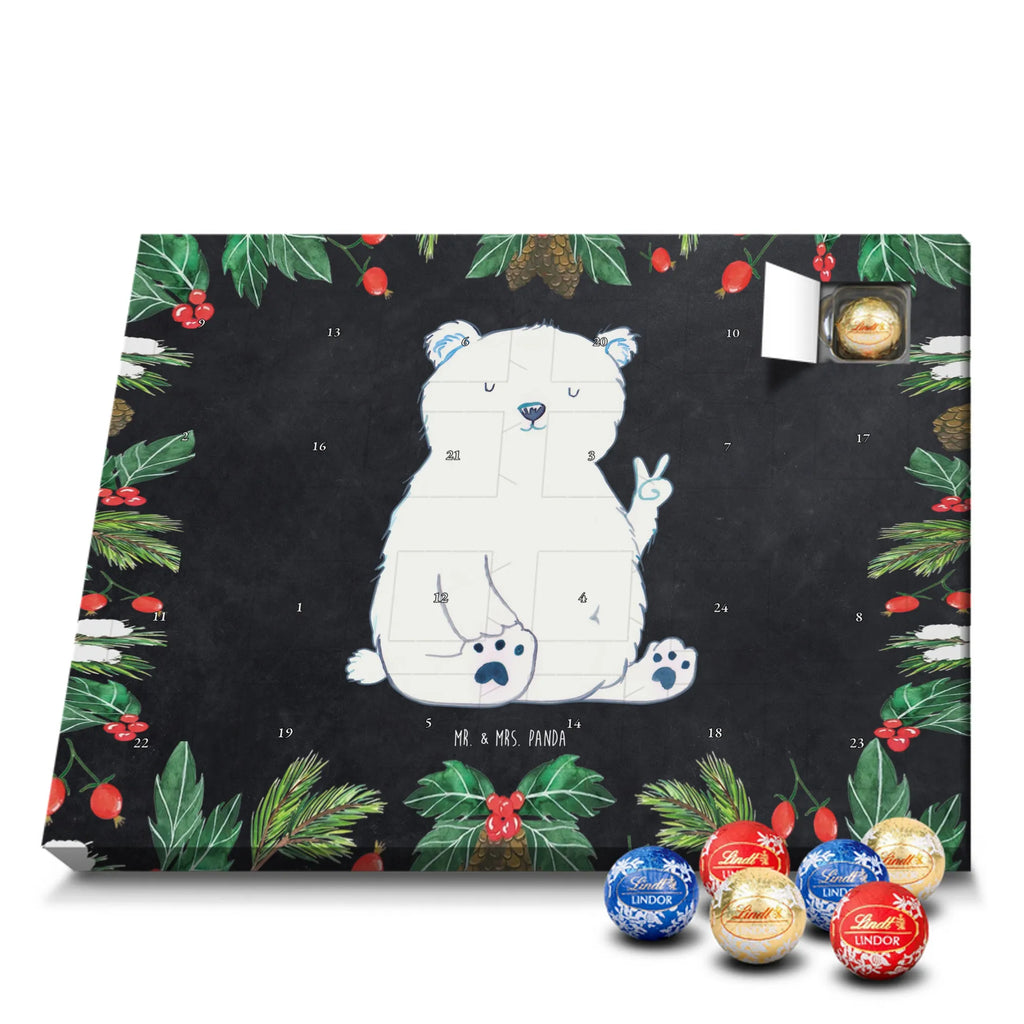 Chocolate advent calendar Icebear Lazy cuddly toy, teddy bear, North Pole, Polar bear, relaxing, office job, lazy, work, workplace