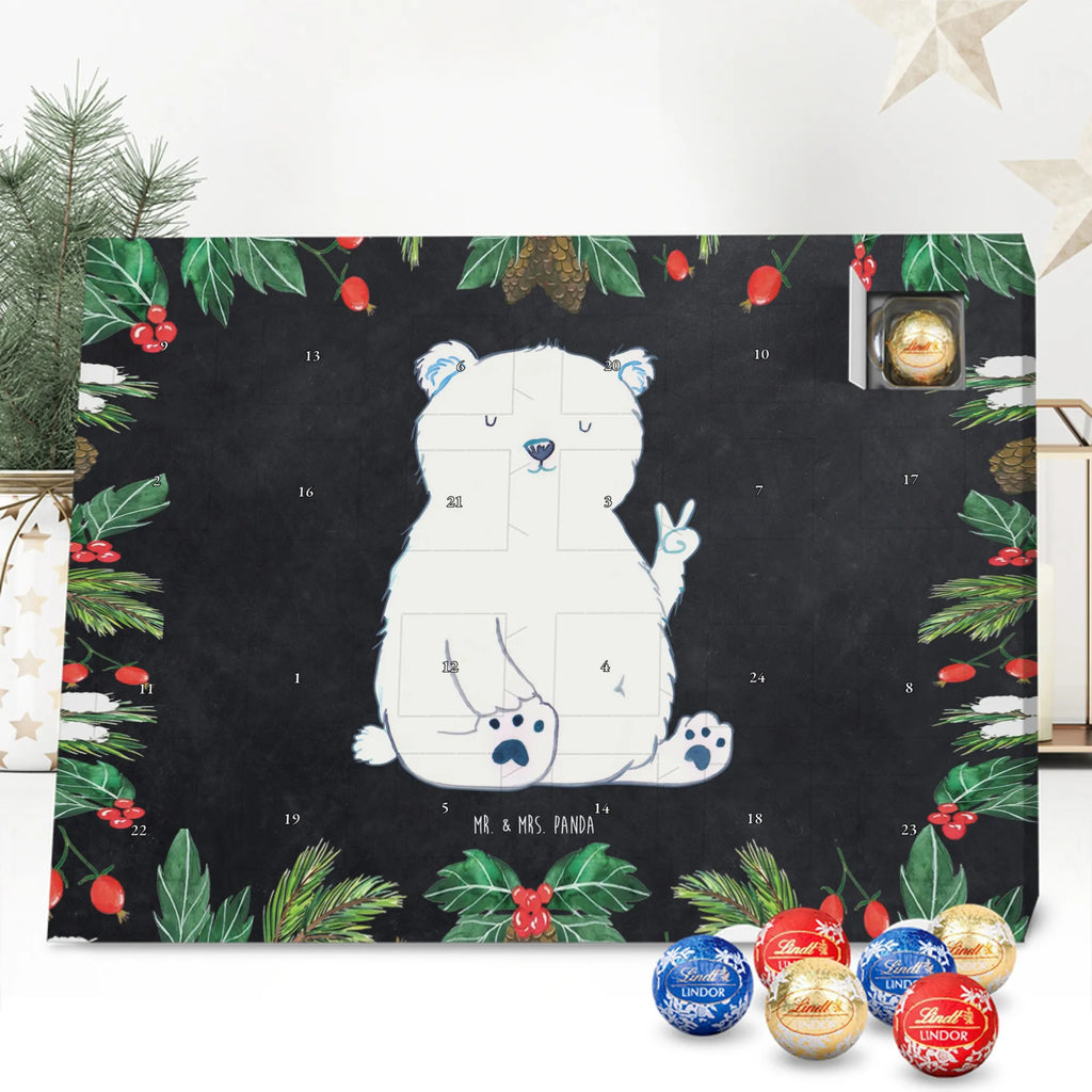 Chocolate advent calendar Icebear Lazy cuddly toy, teddy bear, North Pole, Polar bear, relaxing, office job, lazy, work, workplace