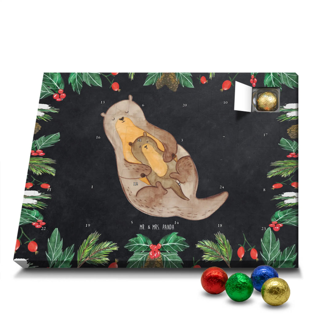 Chocolate advent calendar otter child mammal, predator, gifts for people in love, gift ideas for animal lovers, animal, aquatic animal, marten, otter gifts, water mammal, water, water animal, sea otter, animal lover, European otter, baby otter, Otter Sea Otter Lake Otter