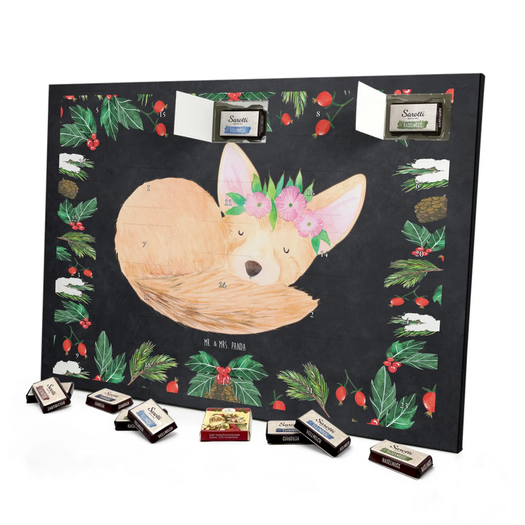 Chocolate advent calendar desert fox Flower Africa, flowers, wreath of flowers, desert, desert fox