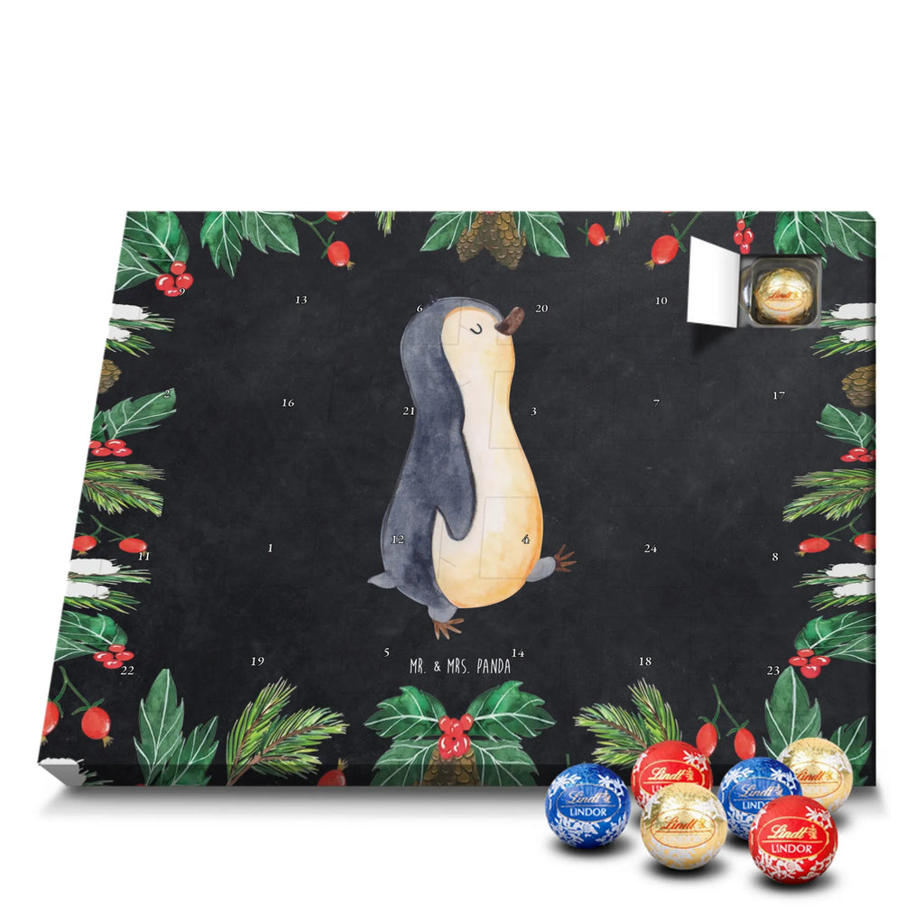Chocolate advent calendar Penguin march North Pole, Penguins, penguins, late riser, early riser