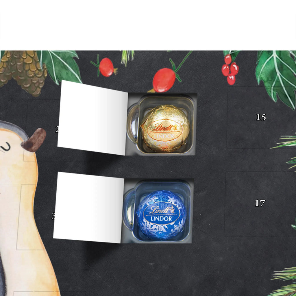 Chocolate advent calendar Penguin march North Pole, Penguins, penguins, late riser, early riser