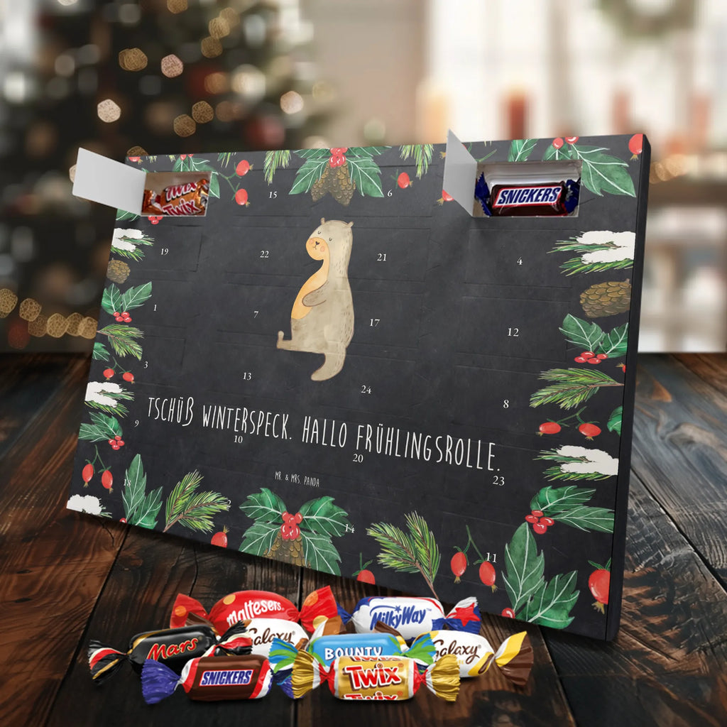 Chocolate advent calendar otter Belly mammal, predator, gifts for people in love, gift ideas for animal lovers, animal, aquatic animal, marten, otter gifts, water mammal, water, water animal, sea otter, animal lover, European otter, baby otter, Otter Sea Otter Lake Otter