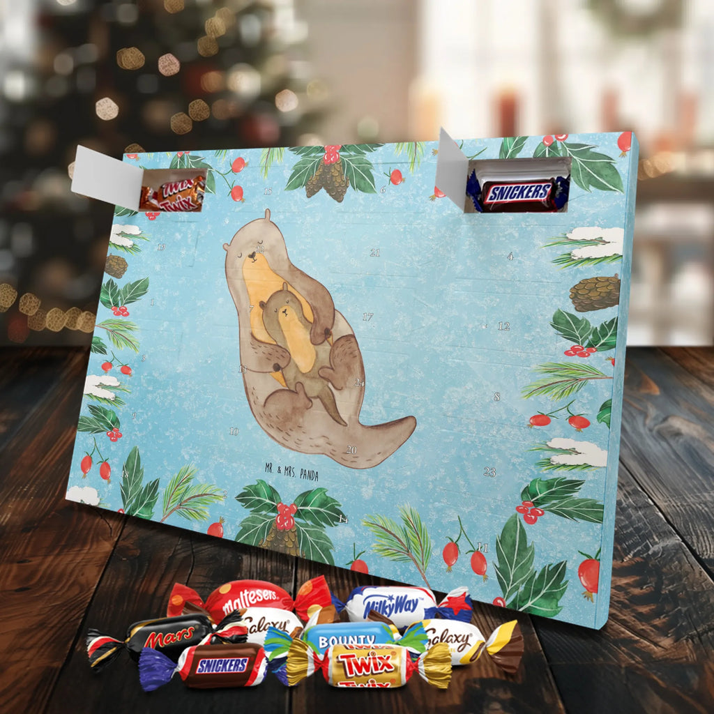 Chocolate advent calendar otter child mammal, predator, gifts for people in love, gift ideas for animal lovers, animal, aquatic animal, marten, otter gifts, water mammal, water, water animal, sea otter, animal lover, European otter, baby otter, Otter Sea Otter Lake Otter