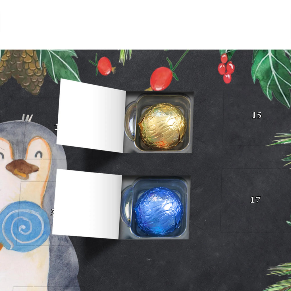 Chocolate advent calendar Penguin lollipop North Pole, Penguins, hoodlum, candy, penguins, lollipop, crook, rebel, bullshit