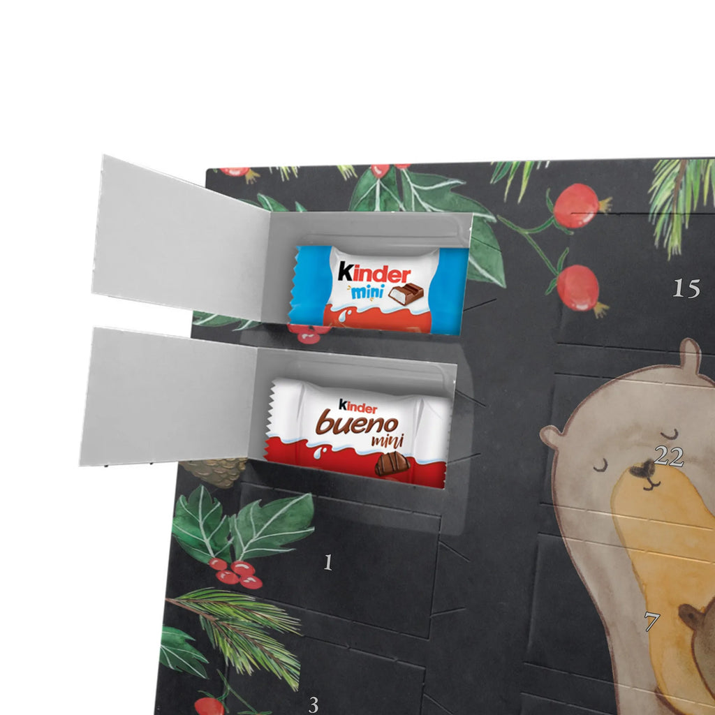 Chocolate advent calendar otter child mammal, predator, gifts for people in love, gift ideas for animal lovers, animal, aquatic animal, marten, otter gifts, water mammal, water, water animal, sea otter, animal lover, European otter, baby otter, Otter Sea Otter Lake Otter