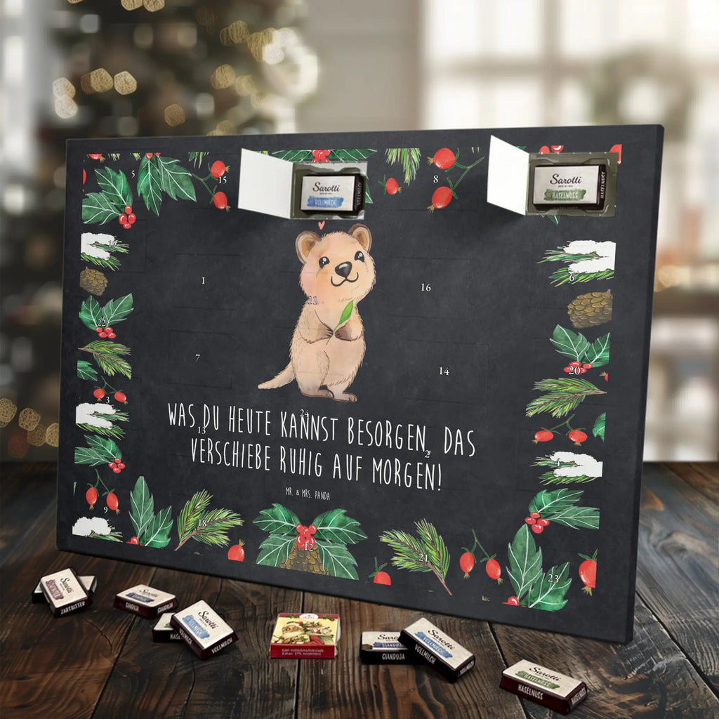 Chocolate advent calendar Quokka Happy gift ideas, gifts, small animals, good mood, cute, funny sayings, cute animal motives, hand drawn, special gifts, card, animal lover