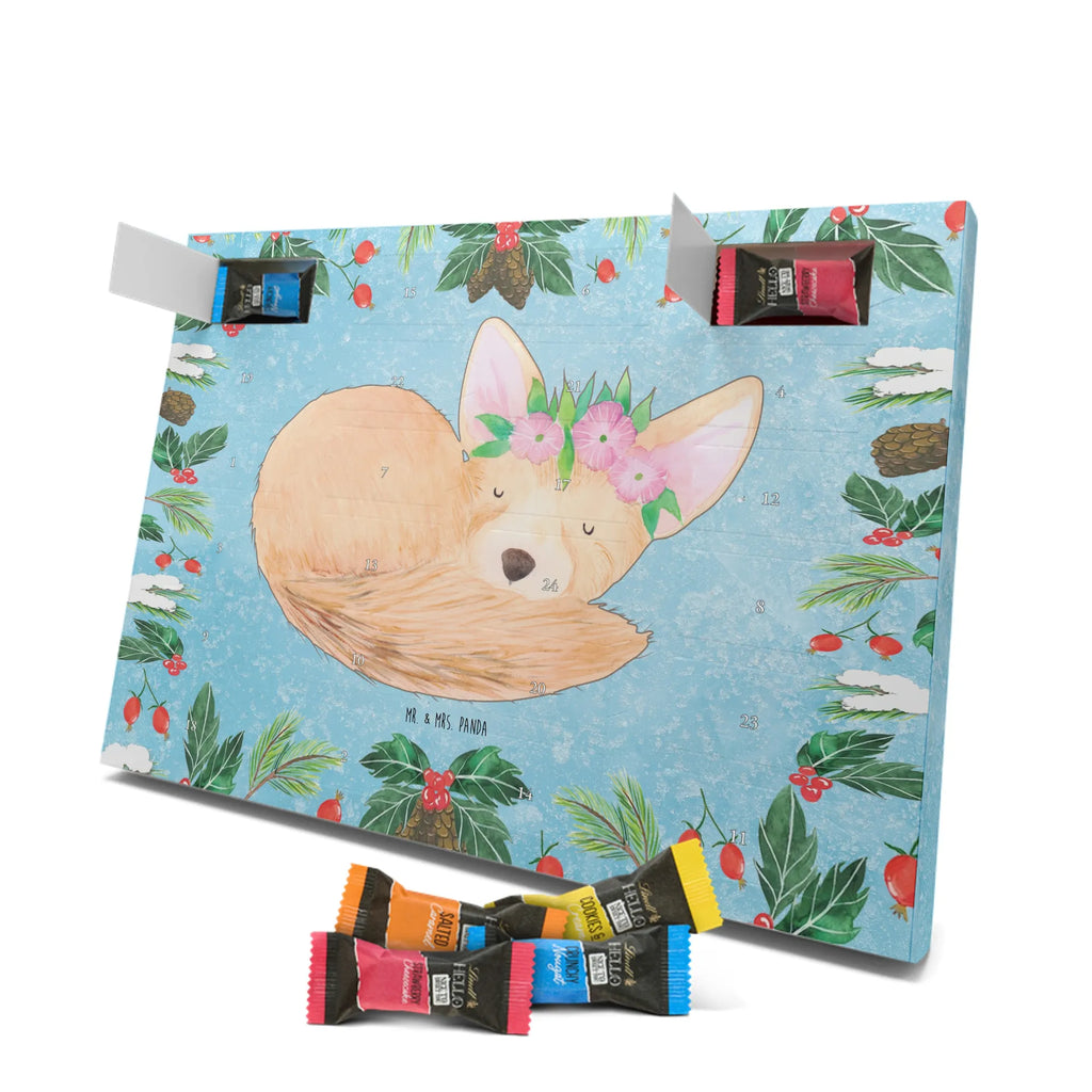 Chocolate advent calendar desert fox Flower Africa, flowers, wreath of flowers, desert, desert fox