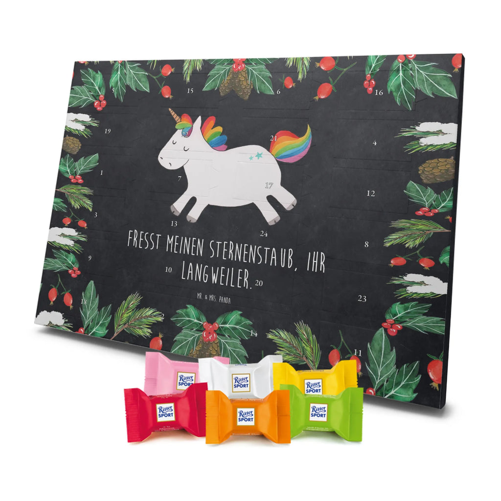 Chocolate advent calendar unicorn happy joy of life, fun, cheerful, joy