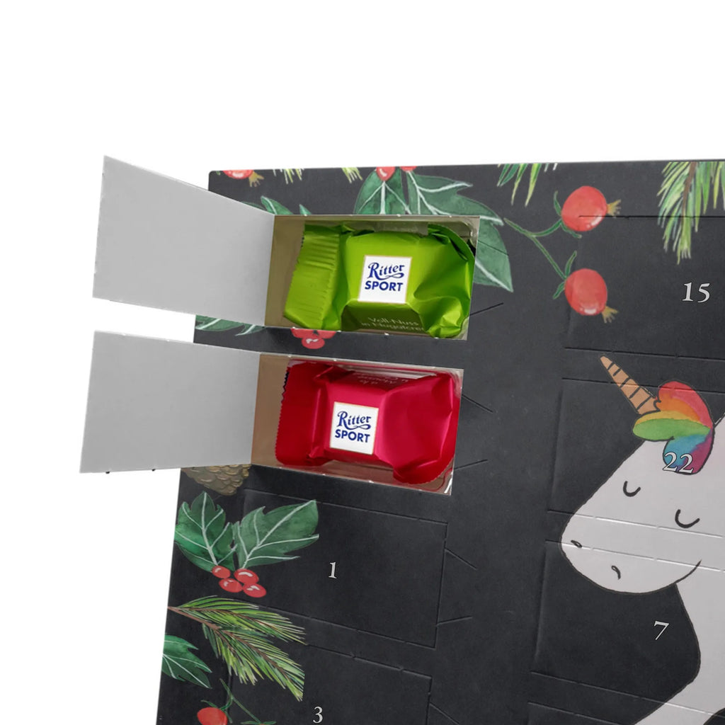 Chocolate advent calendar unicorn happy joy of life, fun, cheerful, joy