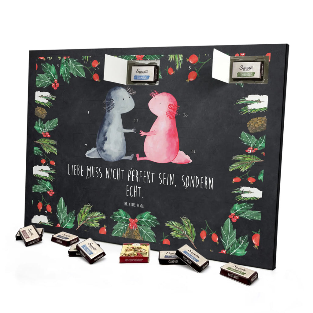 Chocolate advent calendar axolotl Love Mexican walking fish, Axelotl, marine animals, salamander, fiancé, amphibian, friend, husband, valentine's day, proof of love, anniversary, great love, tail