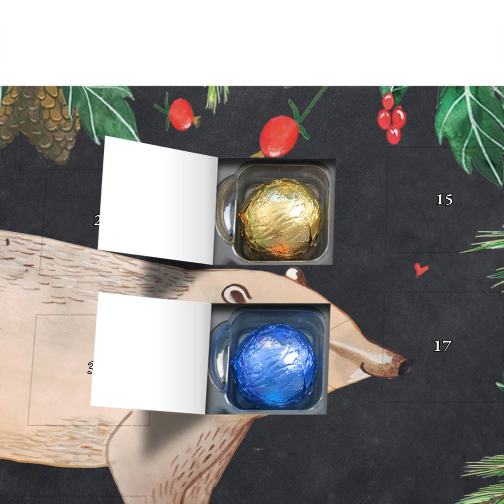 Chocolate advent calendar Coati gift ideas, gifts, small animals, good mood, cute, funny sayings, cute animal motives, hand drawn, special gifts, card, animal lover, Nose bear, trunk bear