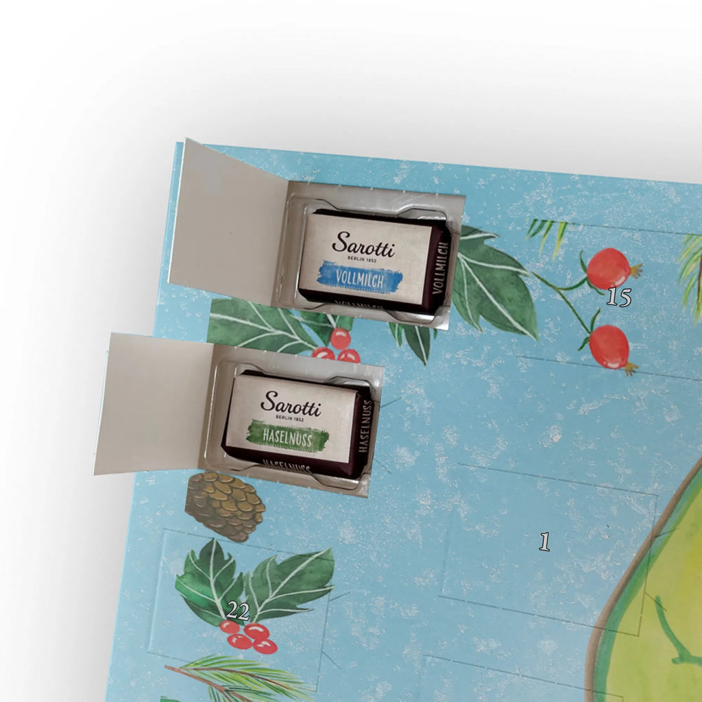 Chocolate advent calendar avocado pair vegetables, wedding, birth, children, pregnancy