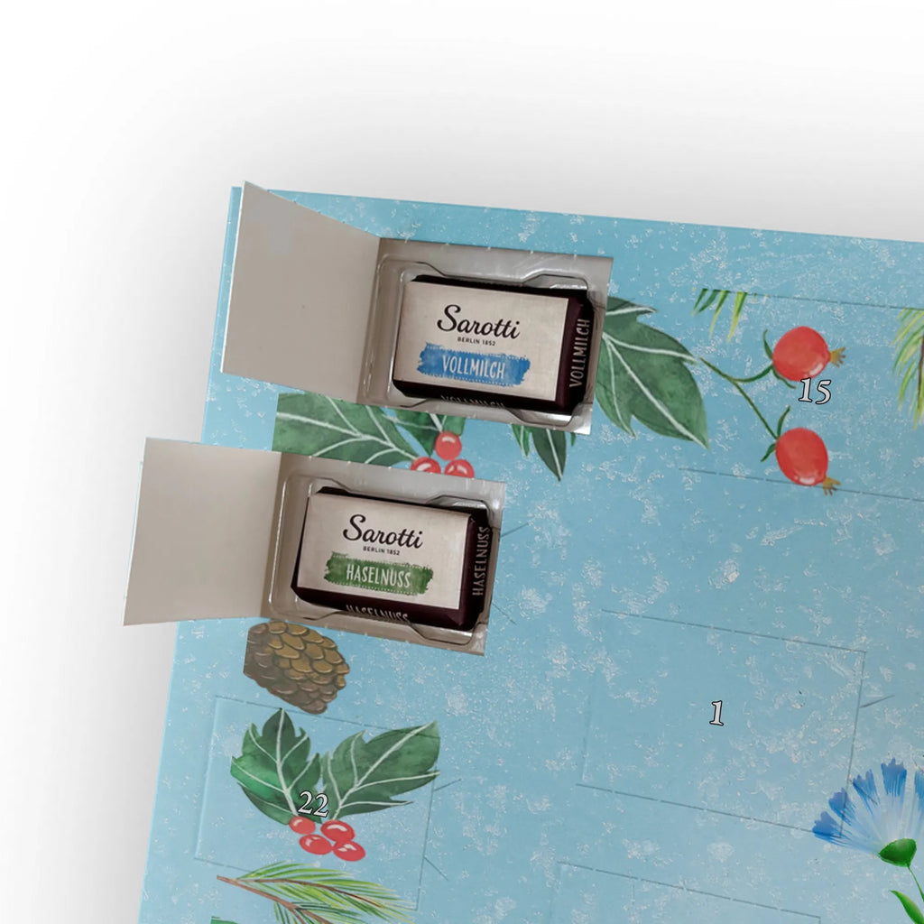 Chocolate advent calendar Hedgehog Flower gift ideas, gifts, small animals, good mood, cute, funny sayings, cute animal motives, hand drawn, special gifts, card, animal lover, hospital, illness, get well soon, recovery wishes, sick, visit