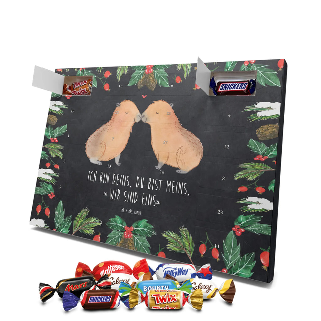 Chocolate advent calendar Capybara love card, gift ideas, gifts, animal lover, special gifts, cute animal motives, hand drawn, small animals, good mood, cute, funny sayings