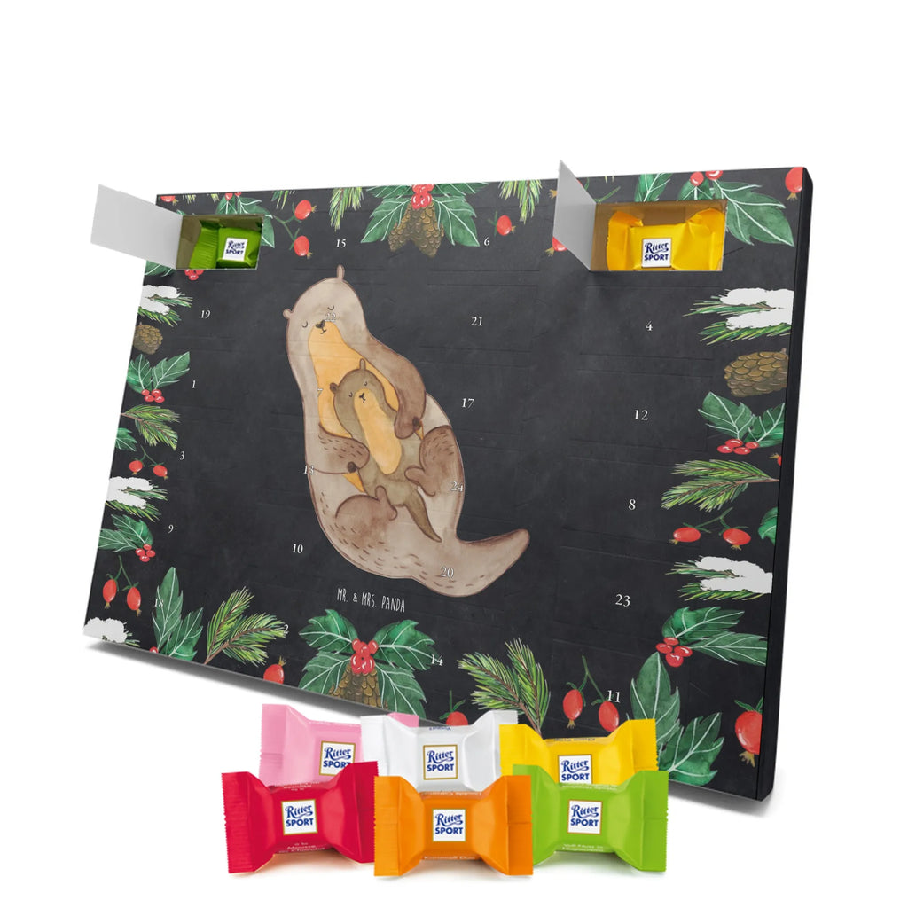Chocolate advent calendar otter child mammal, predator, gifts for people in love, gift ideas for animal lovers, animal, aquatic animal, marten, otter gifts, water mammal, water, water animal, sea otter, animal lover, European otter, baby otter, Otter Sea Otter Lake Otter
