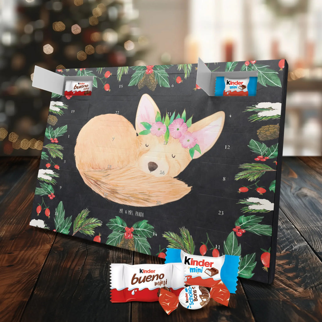 Chocolate advent calendar desert fox Flower Africa, flowers, wreath of flowers, desert, desert fox