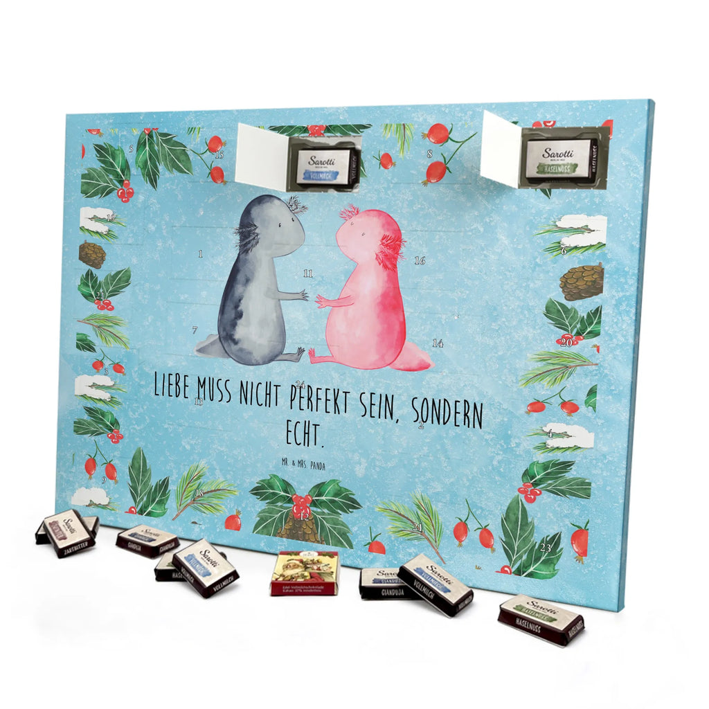 Chocolate advent calendar axolotl Love Mexican walking fish, Axelotl, marine animals, salamander, fiancé, amphibian, friend, husband, valentine's day, proof of love, anniversary, great love, tail