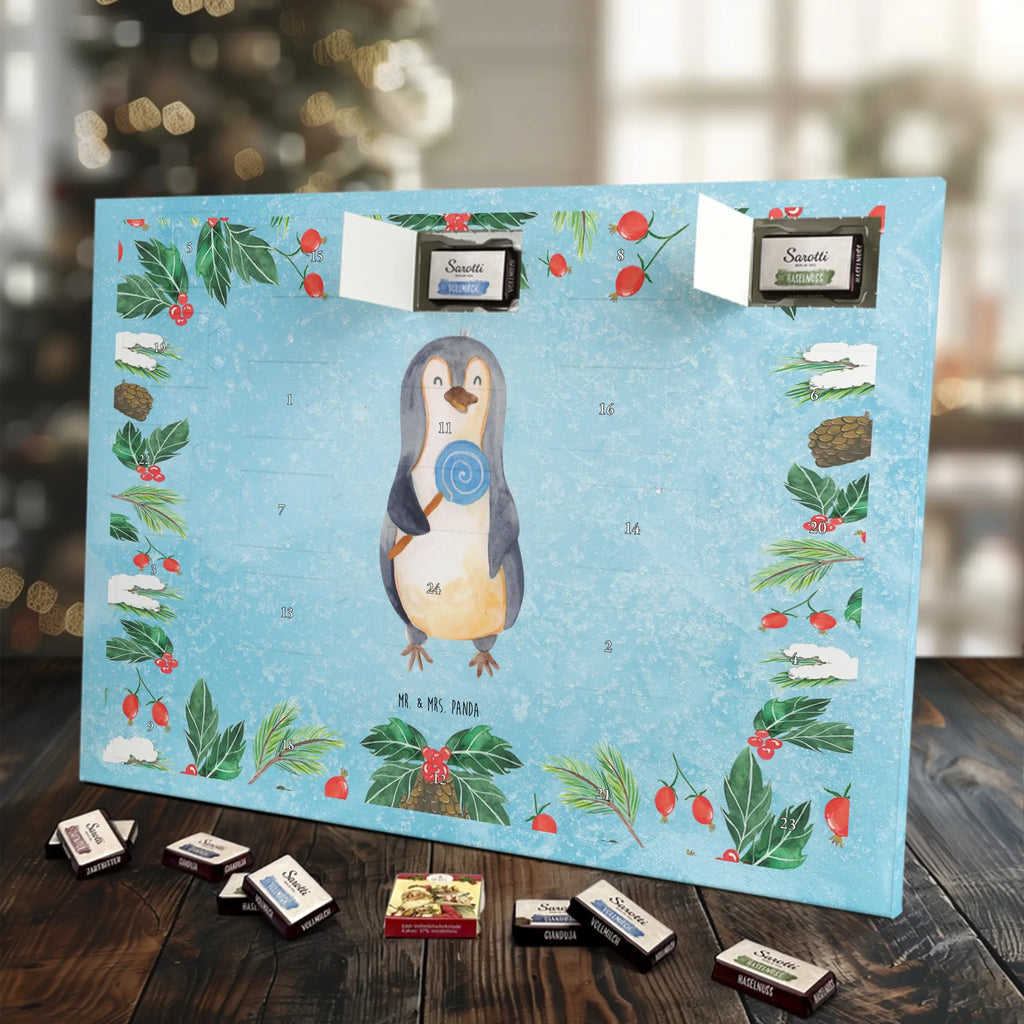 Chocolate advent calendar Penguin lollipop North Pole, Penguins, hoodlum, candy, penguins, lollipop, crook, rebel, bullshit