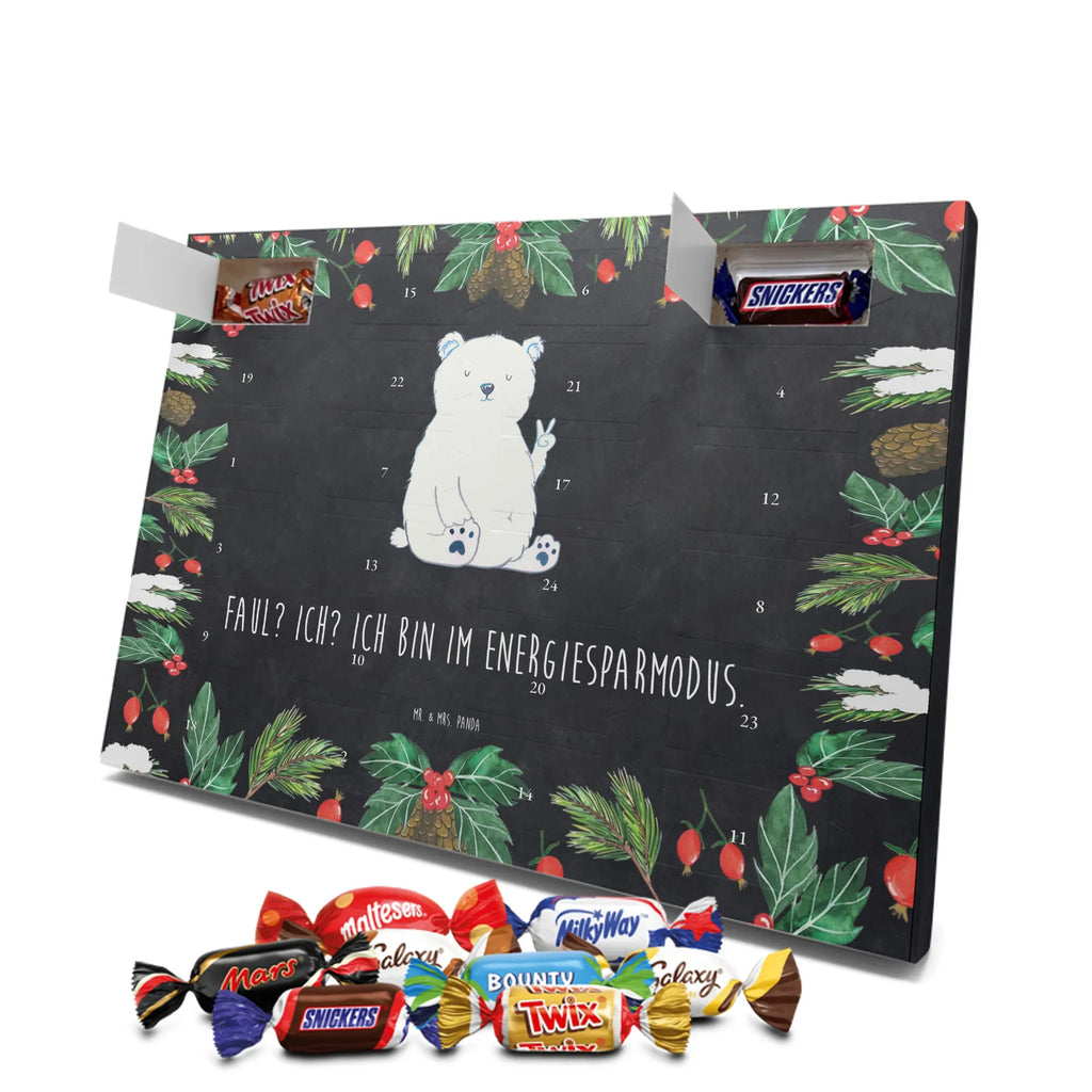 Chocolate advent calendar Icebear Lazy cuddly toy, teddy bear, North Pole, Polar bear, relaxing, office job, lazy, work, workplace