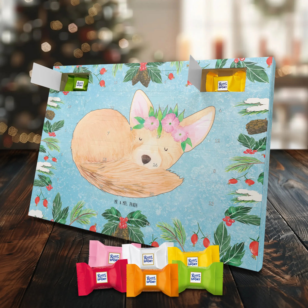 Chocolate advent calendar desert fox Flower Africa, flowers, wreath of flowers, desert, desert fox