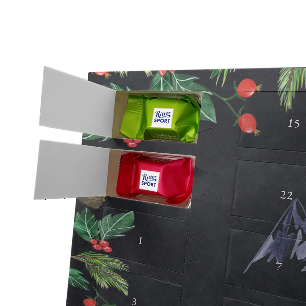 Chocolate advent calendar unicorn climber adventurer, travel, mountaineer, vacation, world traveler, adventure, mountains, world trip, explorer