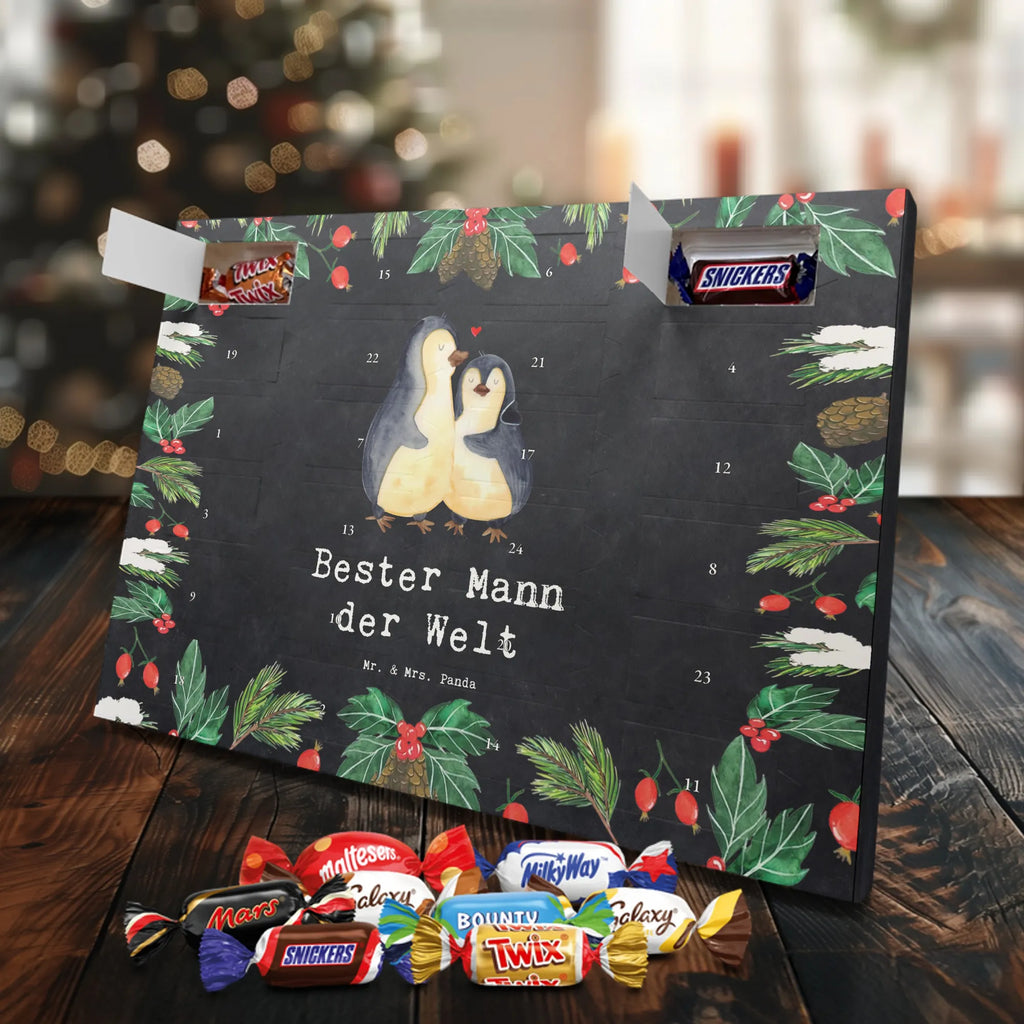 Chocolate advent calendar penguin best man in the world gift, birthday, gift idea, birthday present, giving, thank you, for, make you happy, gift tip, spouse, marriage, Husband, dream man, trifle, groom, darling, significant other, best, friend