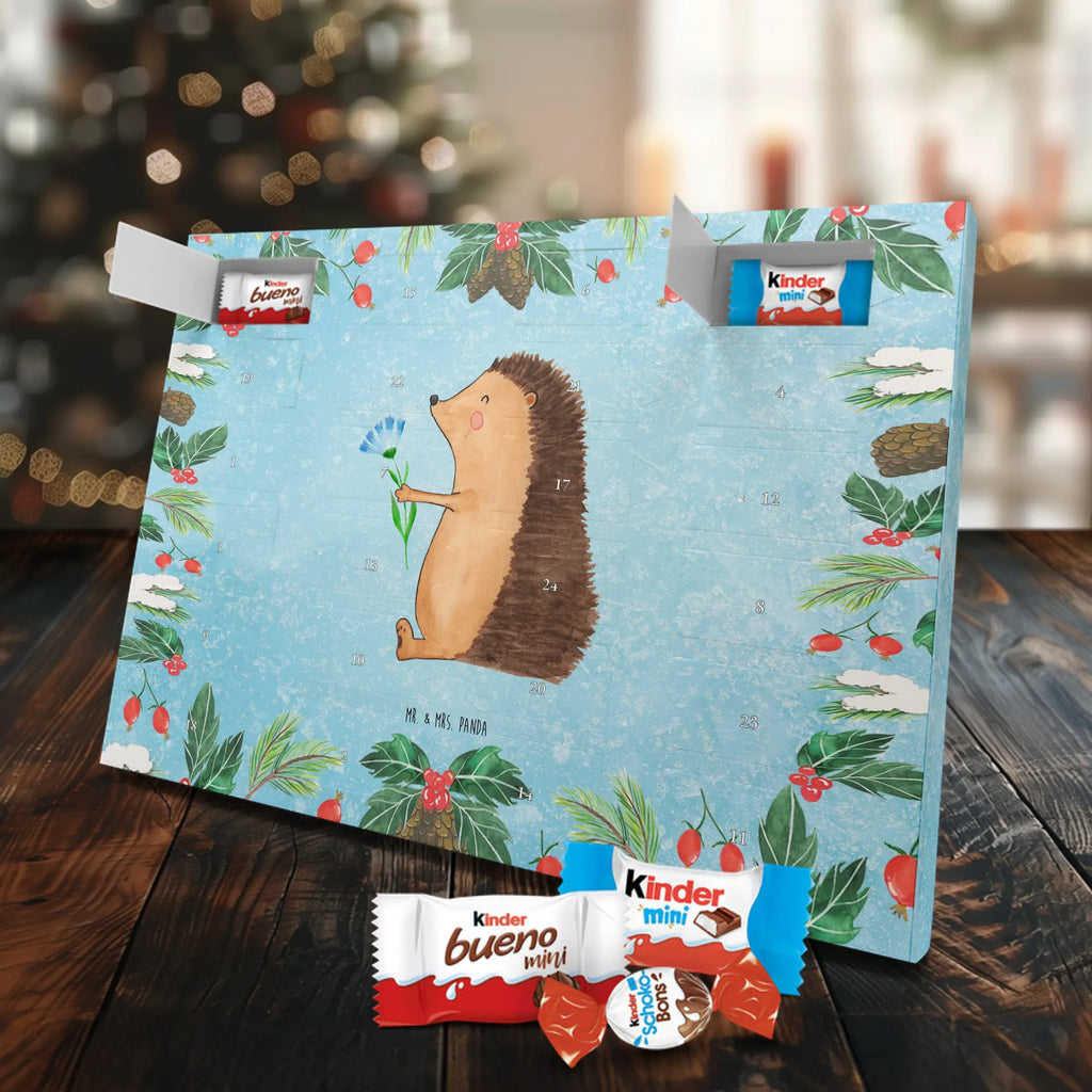 Chocolate advent calendar Hedgehog Flower gift ideas, gifts, small animals, good mood, cute, funny sayings, cute animal motives, hand drawn, special gifts, card, animal lover, hospital, illness, get well soon, recovery wishes, sick, visit