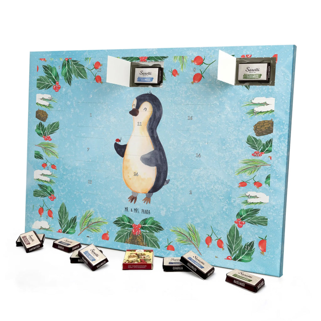 Chocolate advent calendar Penguin ladybug North Pole, Penguins, wonder, joy of life, penguins, ladybird, joy