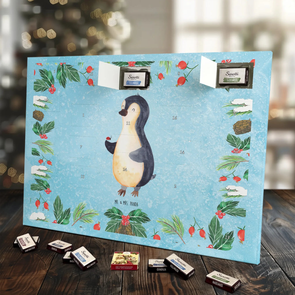 Chocolate advent calendar Penguin ladybug North Pole, Penguins, wonder, joy of life, penguins, ladybird, joy