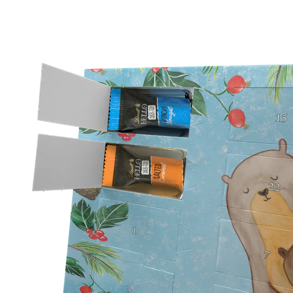 Chocolate advent calendar otter child mammal, predator, gifts for people in love, gift ideas for animal lovers, animal, aquatic animal, marten, otter gifts, water mammal, water, water animal, sea otter, animal lover, European otter, baby otter, Otter Sea Otter Lake Otter