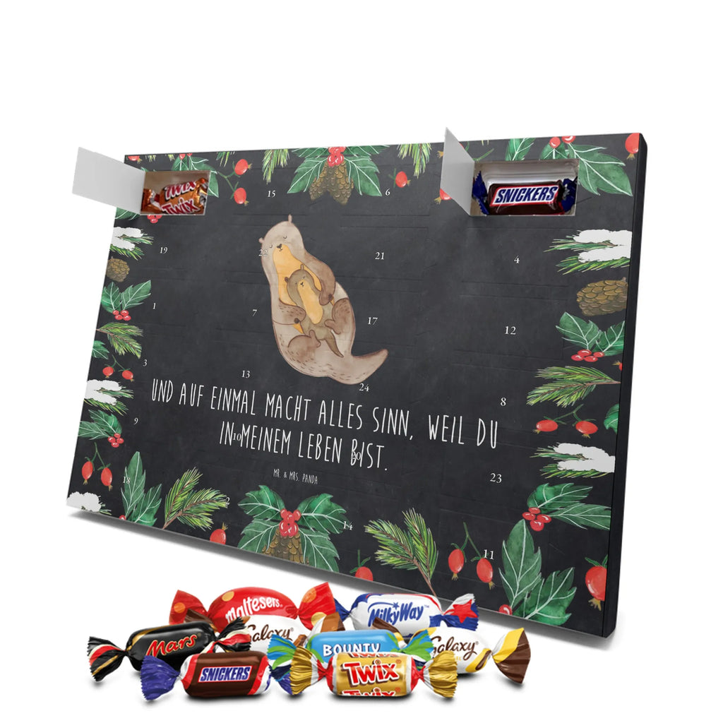 Chocolate advent calendar otter child mammal, predator, gifts for people in love, gift ideas for animal lovers, animal, aquatic animal, marten, otter gifts, water mammal, water, water animal, sea otter, animal lover, European otter, baby otter, Otter Sea Otter Lake Otter