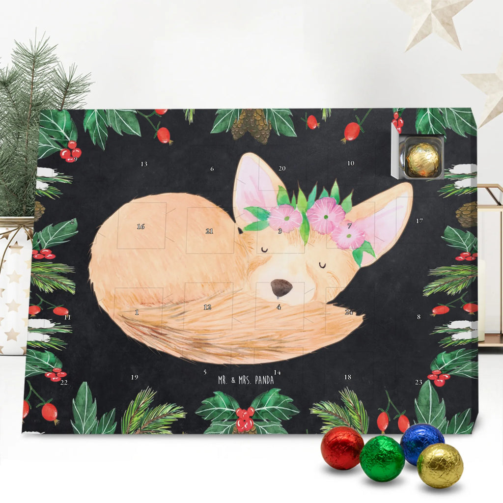Chocolate advent calendar desert fox Flower Africa, flowers, wreath of flowers, desert, desert fox