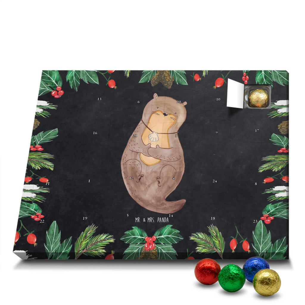 Chocolate advent calendar otter shell mammal, predator, gifts for people in love, gift ideas for animal lovers, animal, aquatic animal, marten, otter gifts, water mammal, water, water animal, sea otter, animal lover, European otter, baby otter, dreaming, daydreaming, brooding, otter love