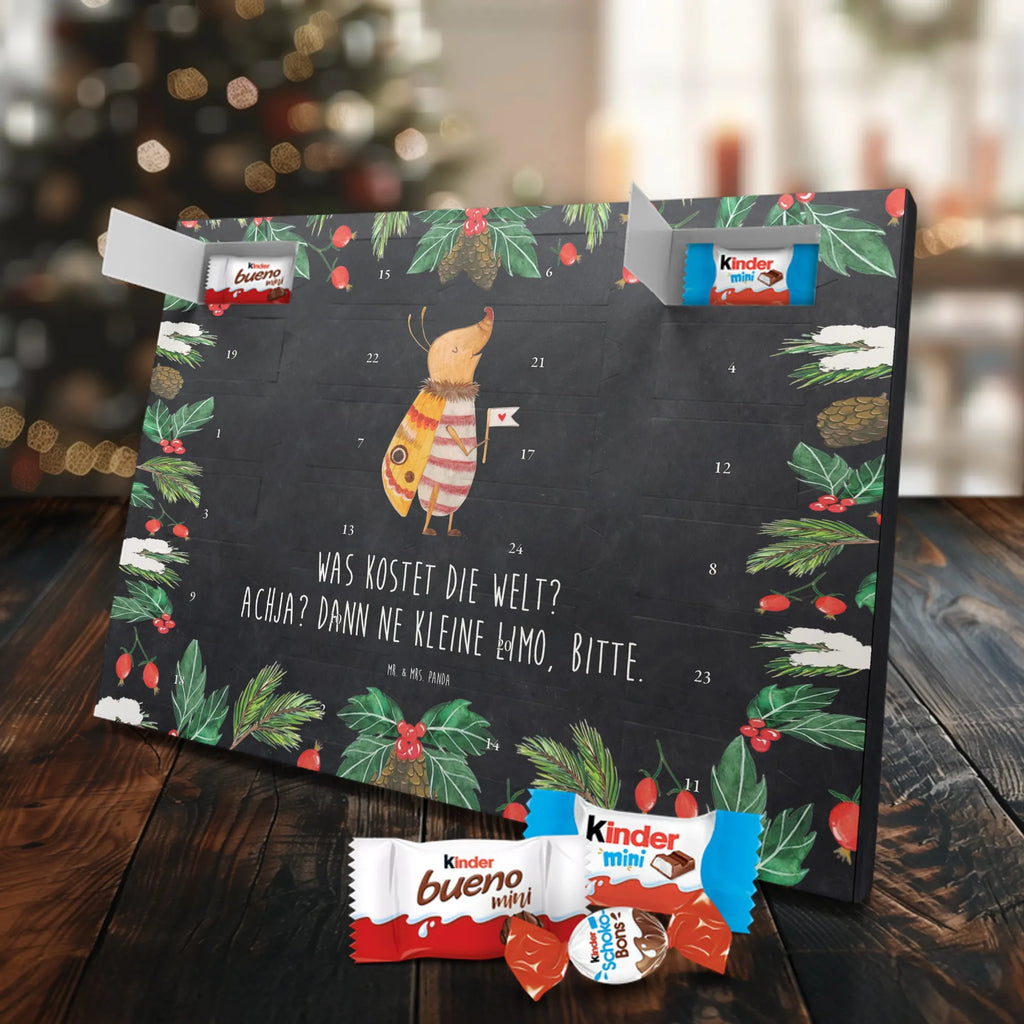Chocolate advent calendar Moth flag gift ideas, gifts, small animals, good mood, cute, funny sayings, cute animal motives, hand drawn, special gifts, card, animal lover, How much does the world cost, Beetle, Saying funny, Kitchen decoration, Moth