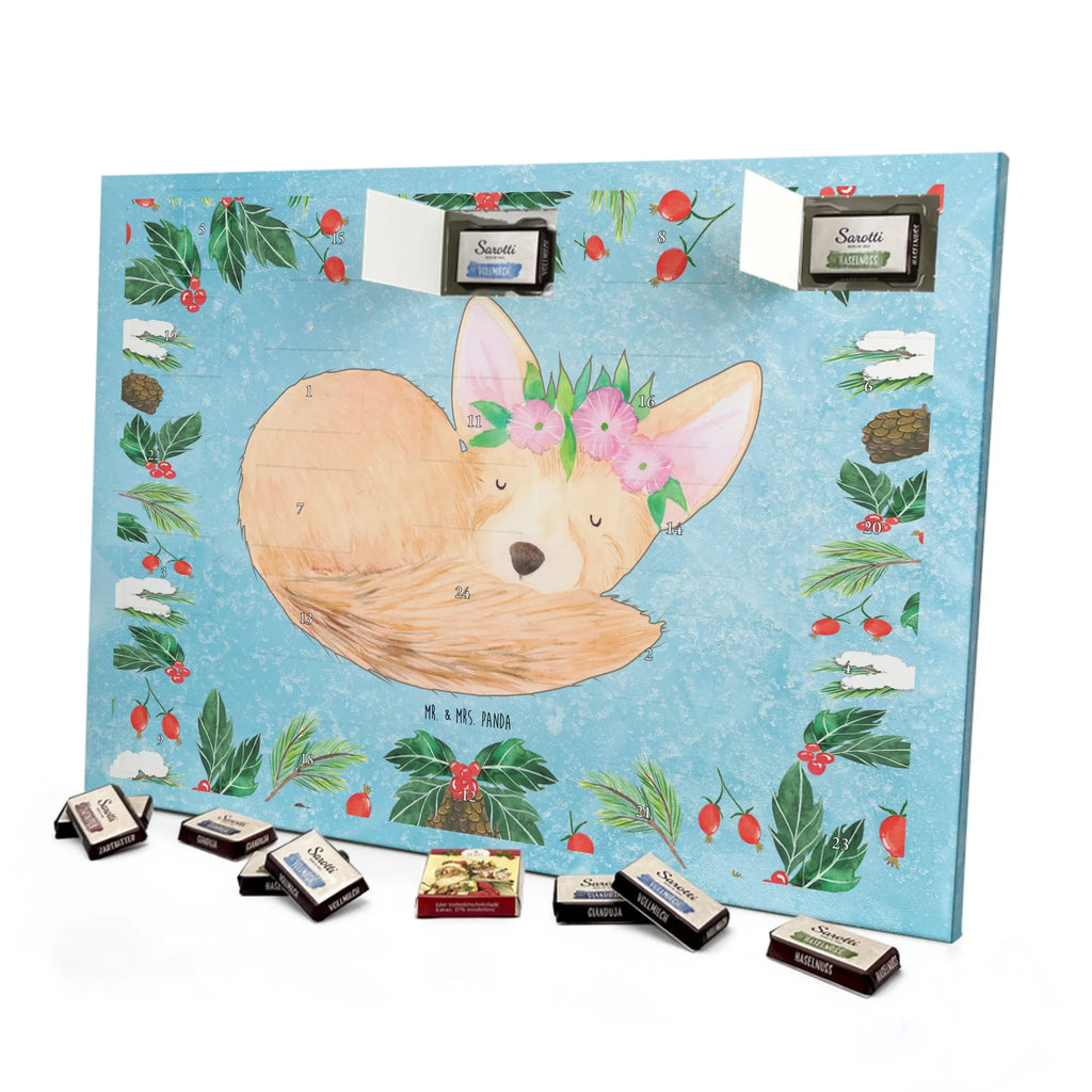 Chocolate advent calendar desert fox Flower Africa, flowers, wreath of flowers, desert, desert fox
