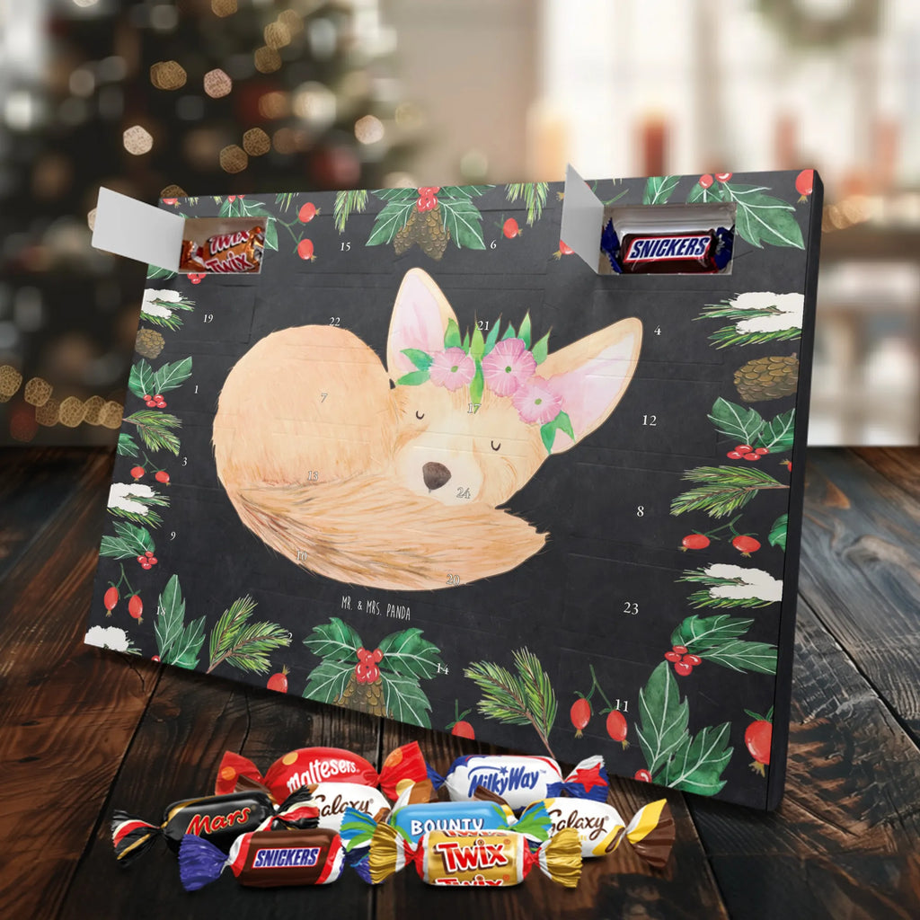 Chocolate advent calendar desert fox Flower Africa, flowers, wreath of flowers, desert, desert fox