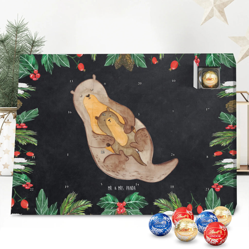 Chocolate advent calendar otter child mammal, predator, gifts for people in love, gift ideas for animal lovers, animal, aquatic animal, marten, otter gifts, water mammal, water, water animal, sea otter, animal lover, European otter, baby otter, Otter Sea Otter Lake Otter