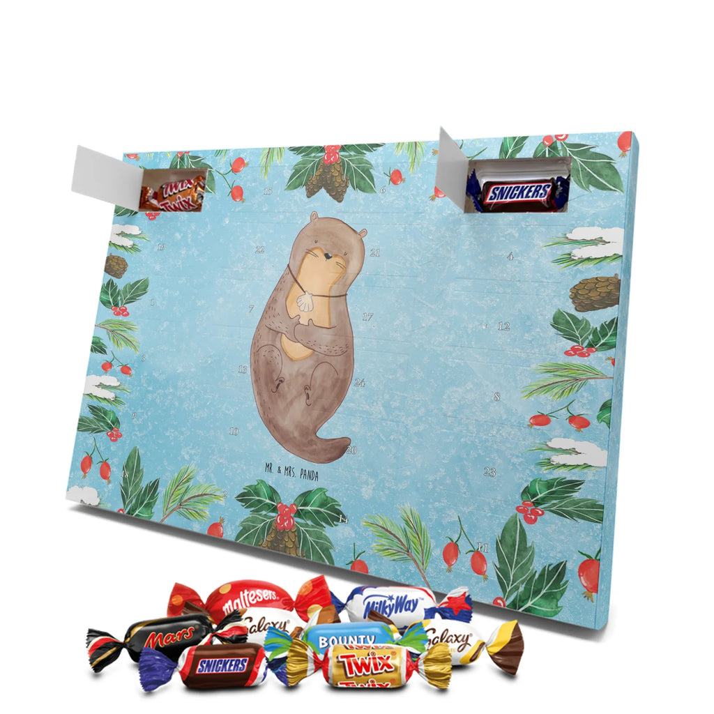 Chocolate advent calendar otter shell mammal, predator, gifts for people in love, gift ideas for animal lovers, animal, aquatic animal, marten, otter gifts, water mammal, water, water animal, sea otter, animal lover, European otter, baby otter, dreaming, daydreaming, brooding, otter love