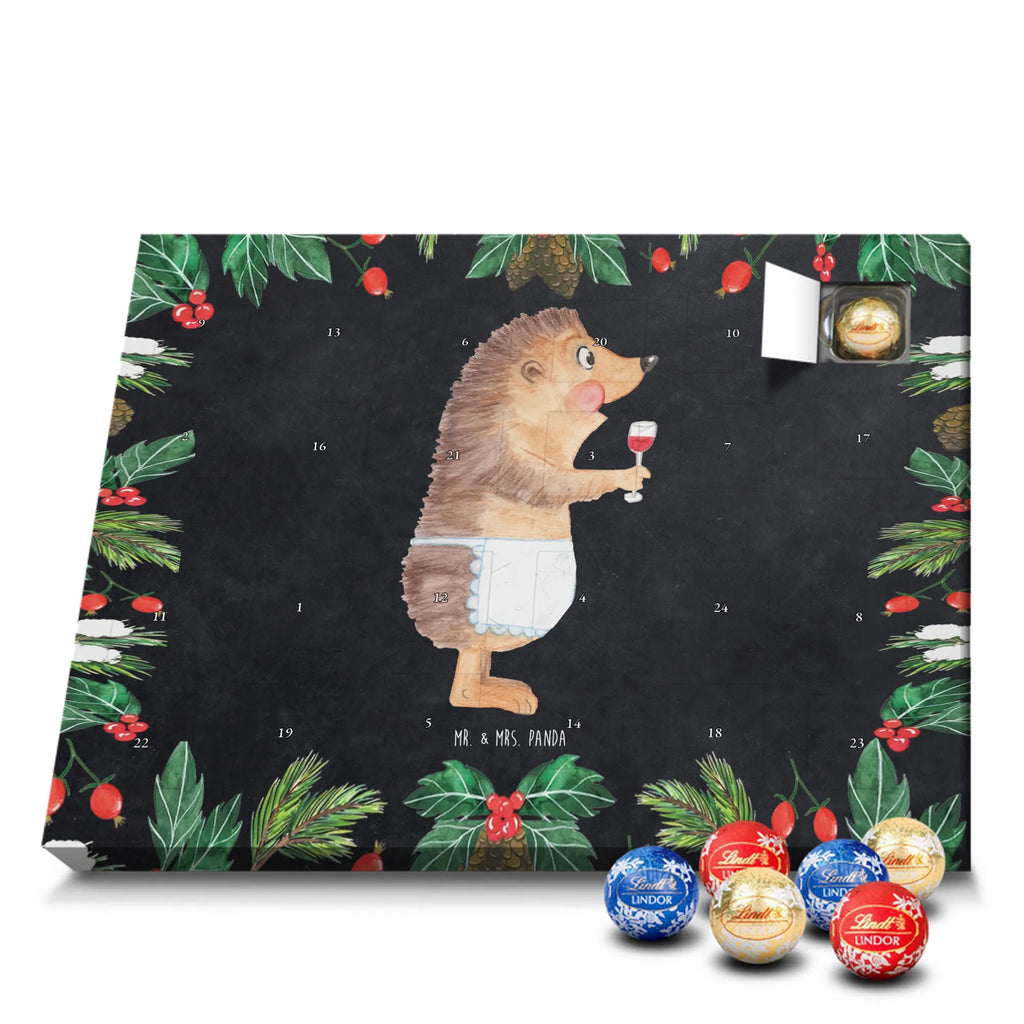 Chocolate advent calendar Hedgehog wine gift ideas, gifts, small animals, good mood, cute, funny sayings, cute animal motives, hand drawn, special gifts, card, animal lover, white wine, wine glass, drinking wine, red wine, wine saying, wine decoration, gift wine drinker, gift wine lover