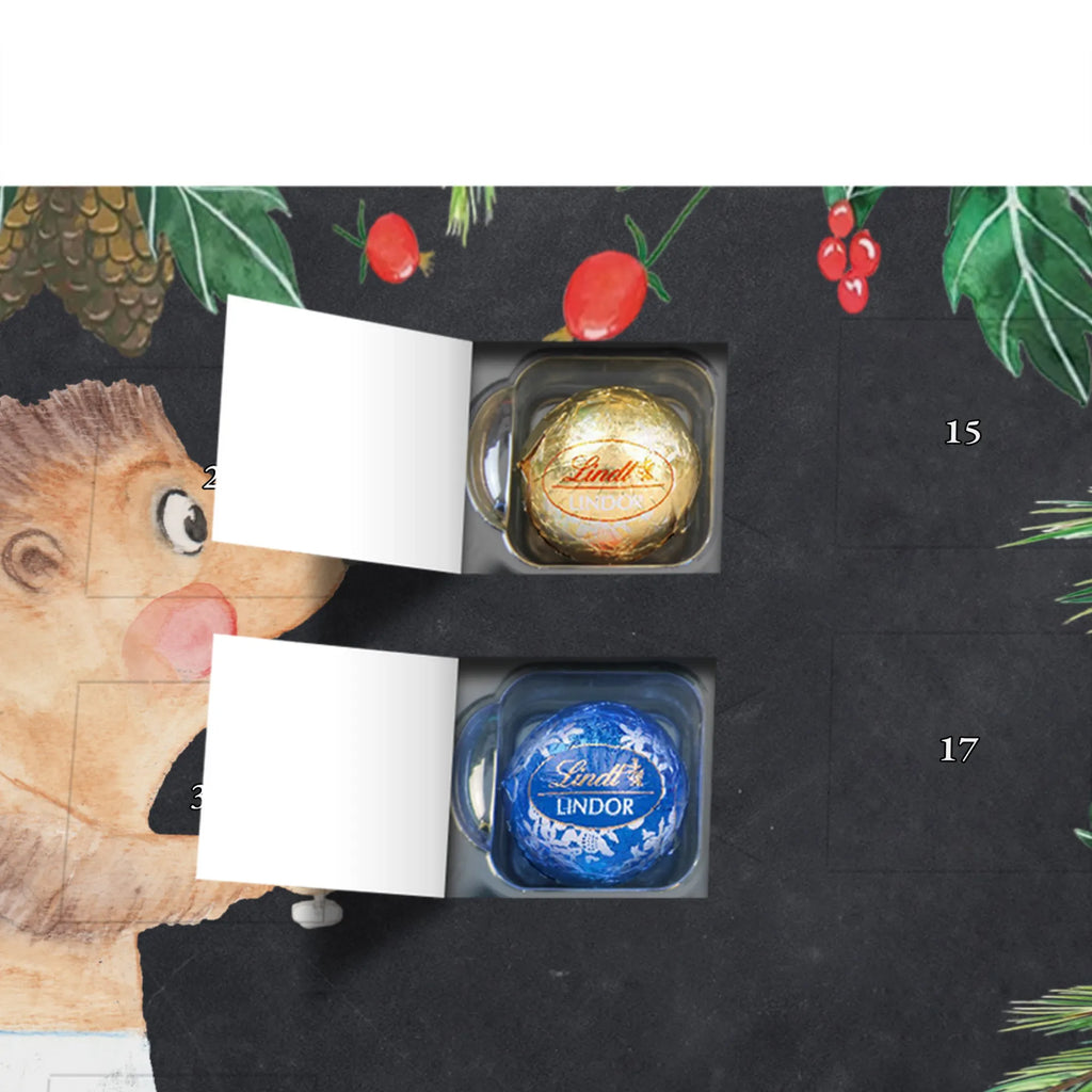 Chocolate advent calendar Hedgehog wine gift ideas, gifts, small animals, good mood, cute, funny sayings, cute animal motives, hand drawn, special gifts, card, animal lover, white wine, wine glass, drinking wine, red wine, wine saying, wine decoration, gift wine drinker, gift wine lover