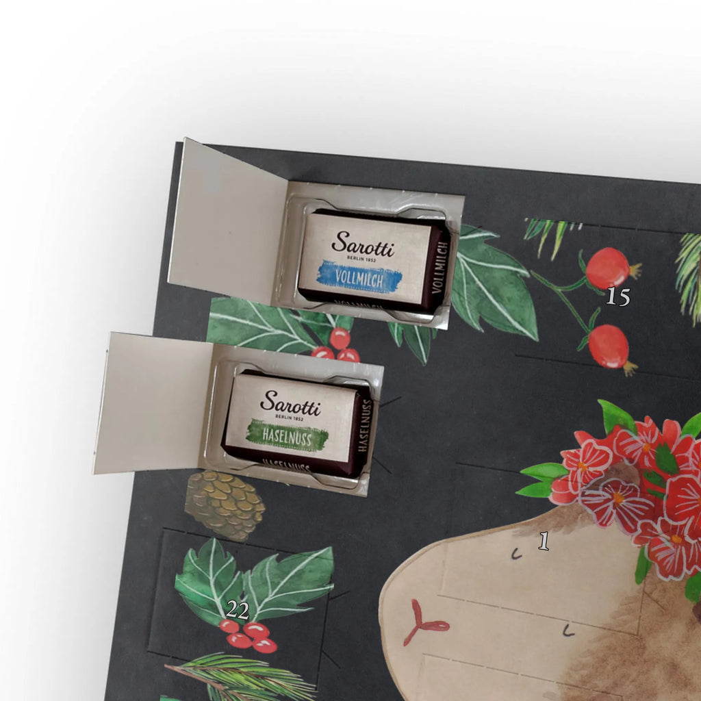 Chocolate advent calendar Guinea pig wisdom gift ideas, gifts, small animals, good mood, cute, funny sayings, cute animal motives, hand drawn, special gifts, card, animal lover, wonderland, flower child, reality, guinea pig, wonder, wisdom, saying