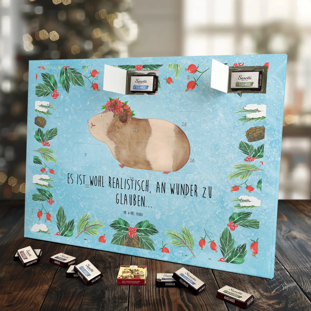 Chocolate advent calendar Guinea pig wisdom gift ideas, gifts, small animals, good mood, cute, funny sayings, cute animal motives, hand drawn, special gifts, card, animal lover, wonderland, flower child, reality, guinea pig, wonder, wisdom, saying