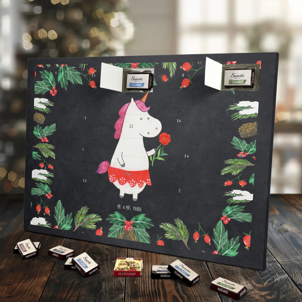 Chocolate advent calendar unicorn lady fine lady, woman, divorce, girlfriend
