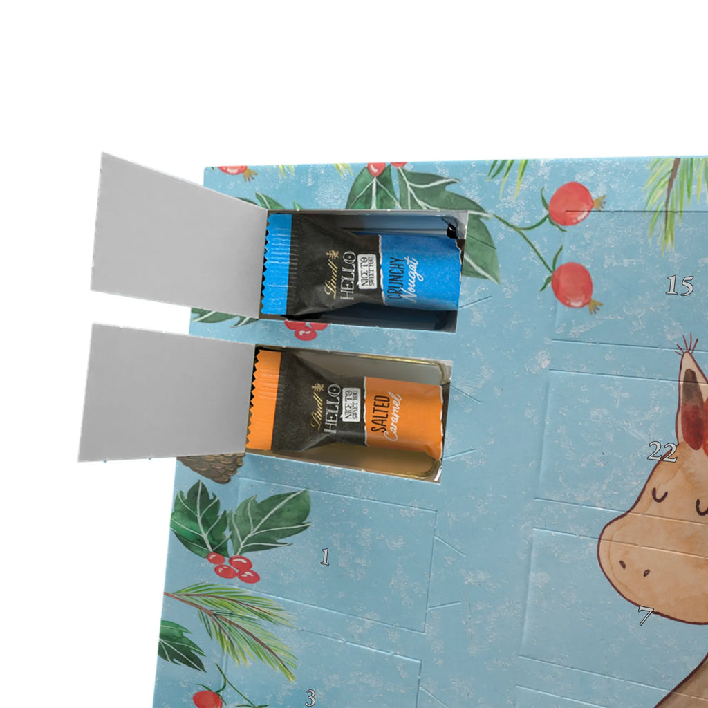 Chocolate advent calendar unicorn Believe squirrel