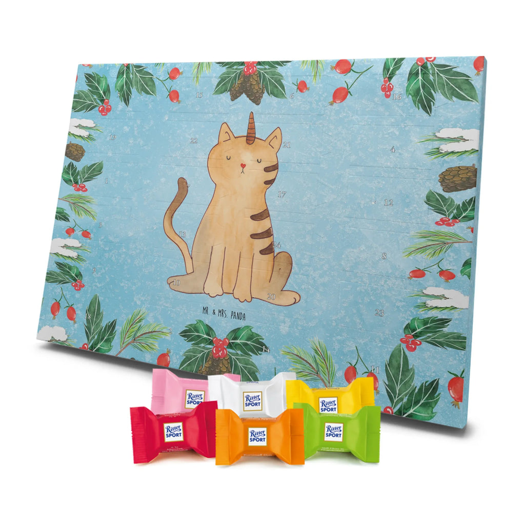 Chocolate advent calendar unicorn Cat Kittycorn, cat gift, cat present, Rainbow, Kitty, cat lover