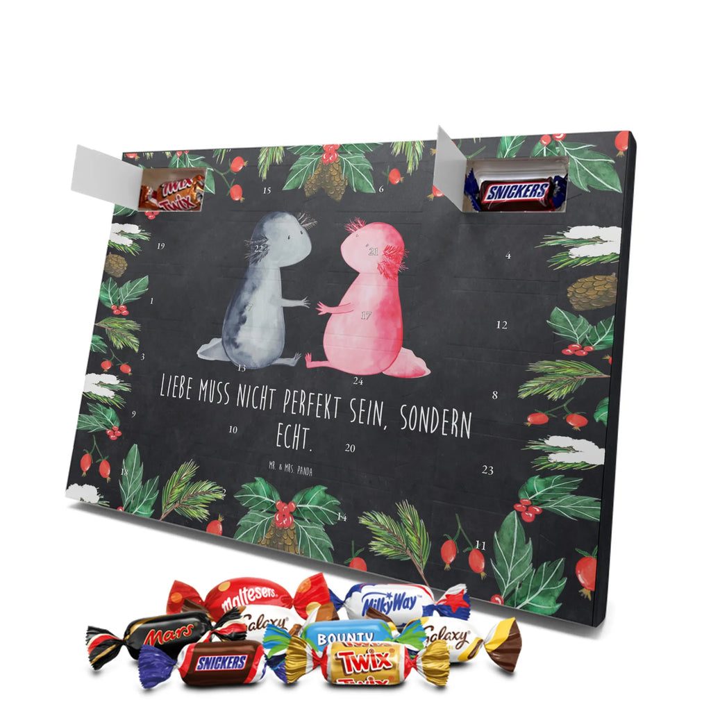Chocolate advent calendar axolotl Love Mexican walking fish, Axelotl, marine animals, salamander, fiancé, amphibian, friend, husband, valentine's day, proof of love, anniversary, great love, tail